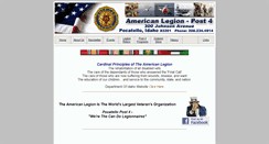 Desktop Screenshot of americanlegionpost4.com